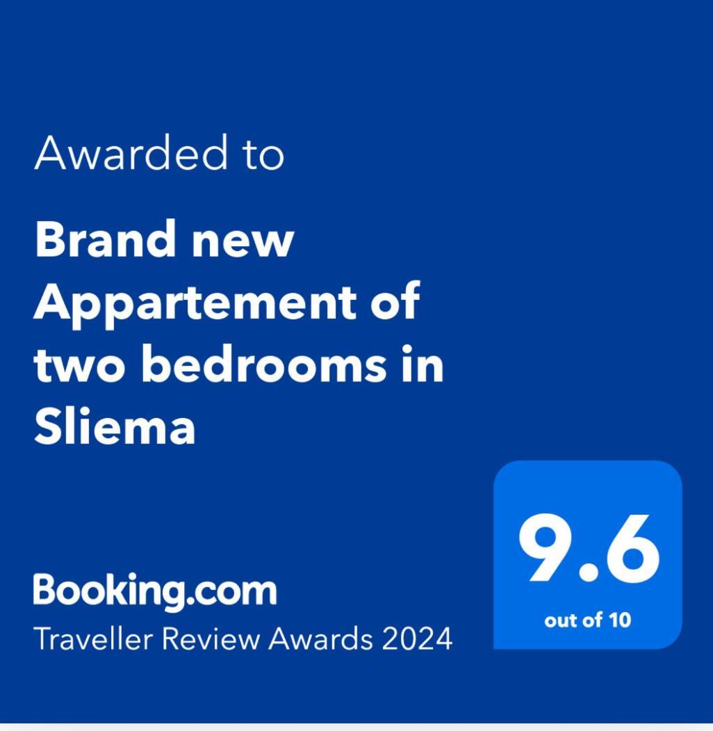 Brand New Appartement Of Two Bedrooms In Sliema Exteriör bild